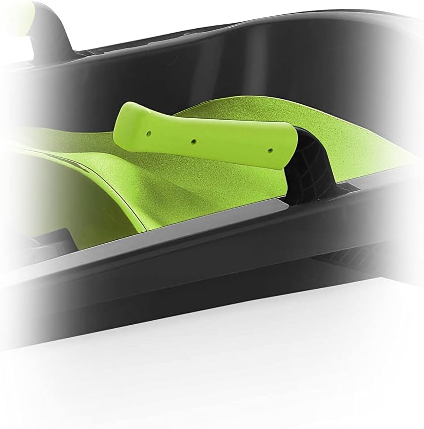 Sneeuwslee TRON Zwart - 50% Gerecycled, Ergonomische Remmen