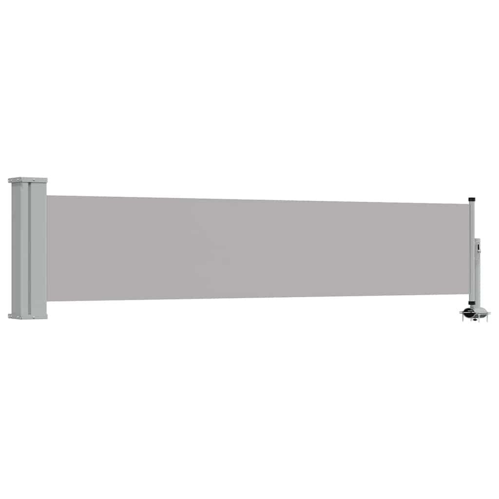 VidaXL Uittrekbaar Tuinscherm 60x300 cm Grijs - 34% Korting