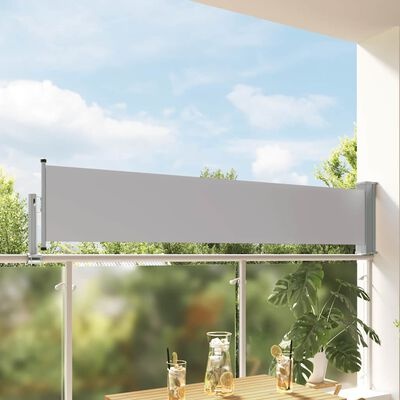 VidaXL Uittrekbaar Tuinscherm 60x300 cm Grijs - 34% Korting