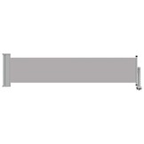 VidaXL Uittrekbaar Tuinscherm 60x300 cm Grijs - 34% Korting