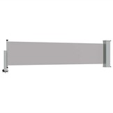 VidaXL Uittrekbaar Tuinscherm 60x300 cm Grijs - 34% Korting
