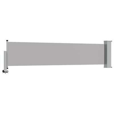 VidaXL Uittrekbaar Tuinscherm 60x300 cm Grijs - 34% Korting
