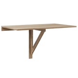 Inklapbare Wandtafel Eikenkleurig 100x60 cm - 34% Korting