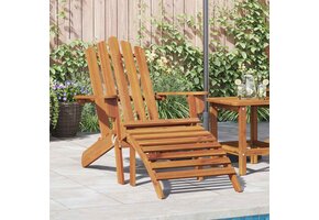 Adirondack Tuinstoel met Voetensteun van Acaciahout - 52% Korting