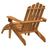 Acaciahouten Adirondack tuinstoel met voetensteun - 35% Korting