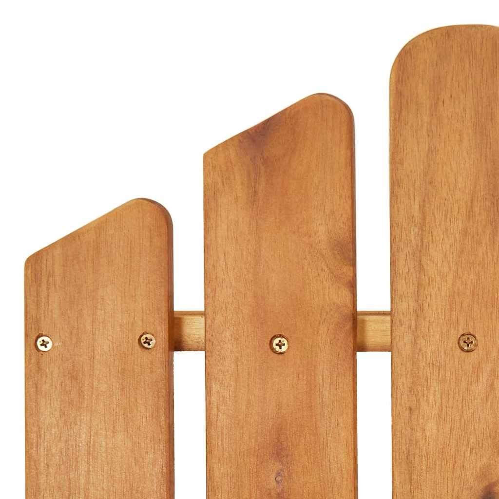 Acaciahouten Adirondack tuinstoel met voetensteun - 35% Korting