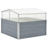 vidaXL Tuinkas Staal Gegalvaniseerd 100x100x85 cm - 34% Korting