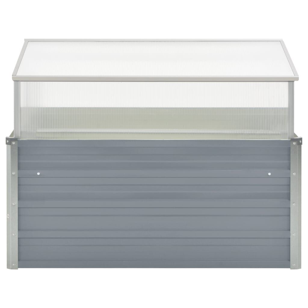 vidaXL Tuinkas Staal Gegalvaniseerd 100x100x85 cm - 34% Korting