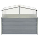 vidaXL Tuinkas Staal Gegalvaniseerd 100x100x85 cm - 34% Korting