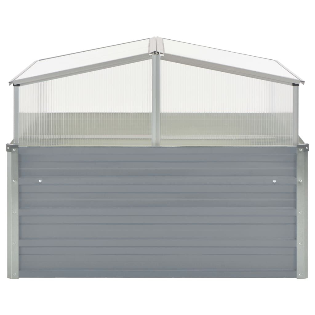 vidaXL Tuinkas Staal Gegalvaniseerd 100x100x85 cm - 34% Korting