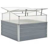 vidaXL Tuinkas Staal Gegalvaniseerd 100x100x85 cm - 34% Korting