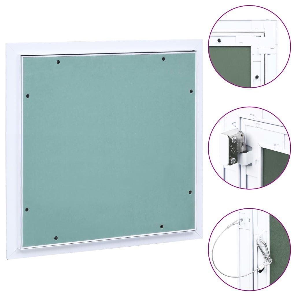 VidaXL Toegangspaneel Aluminium Frame Gipsplaat 300x300mm - 34% Korting