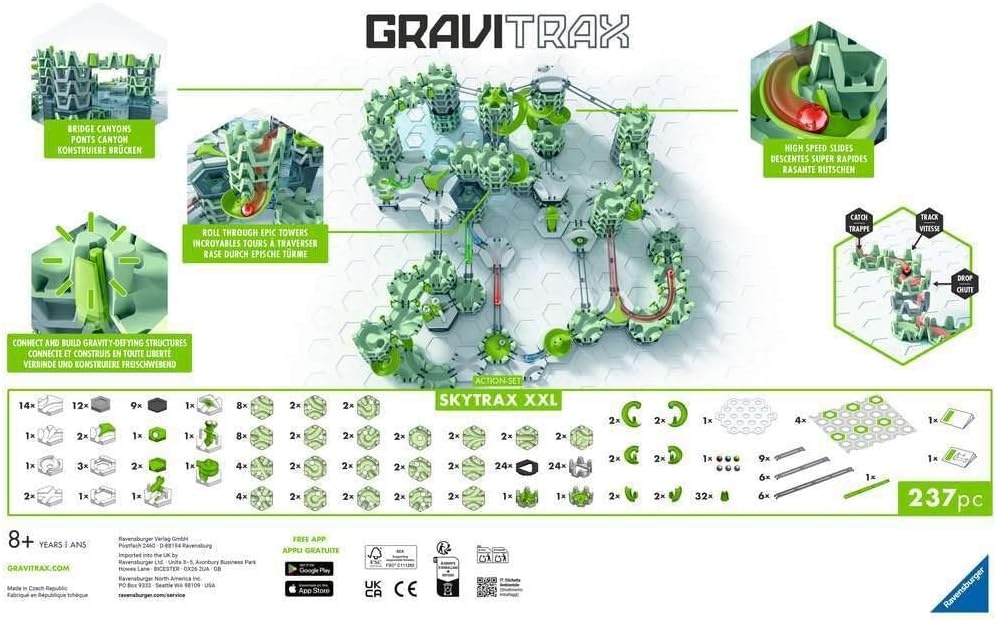 GraviTrax Skytrax XXL Bouwset - Meer dan 200 Delen - 34% Korting!
