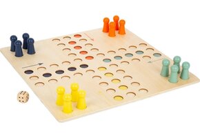 Small Foot Ludo XL Gezelschapsspel - Hout, 4 Spelers (57% Korting!)