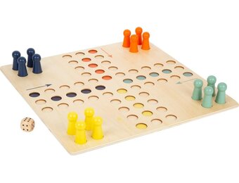 Small Foot Ludo XL Gezelschapsspel - Hout, 4 Spelers (57% Korting!)