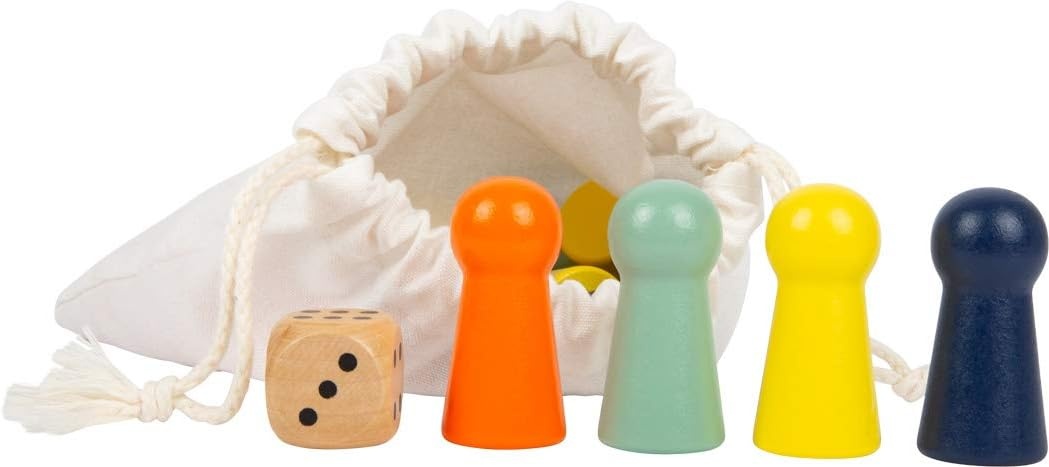 Small Foot Ludo XL Gezelschapsspel - Hout, 4 Spelers (57% Korting!)