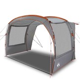 vidaXL Autotent Waterdicht Grijs/Oranje - 35% Korting