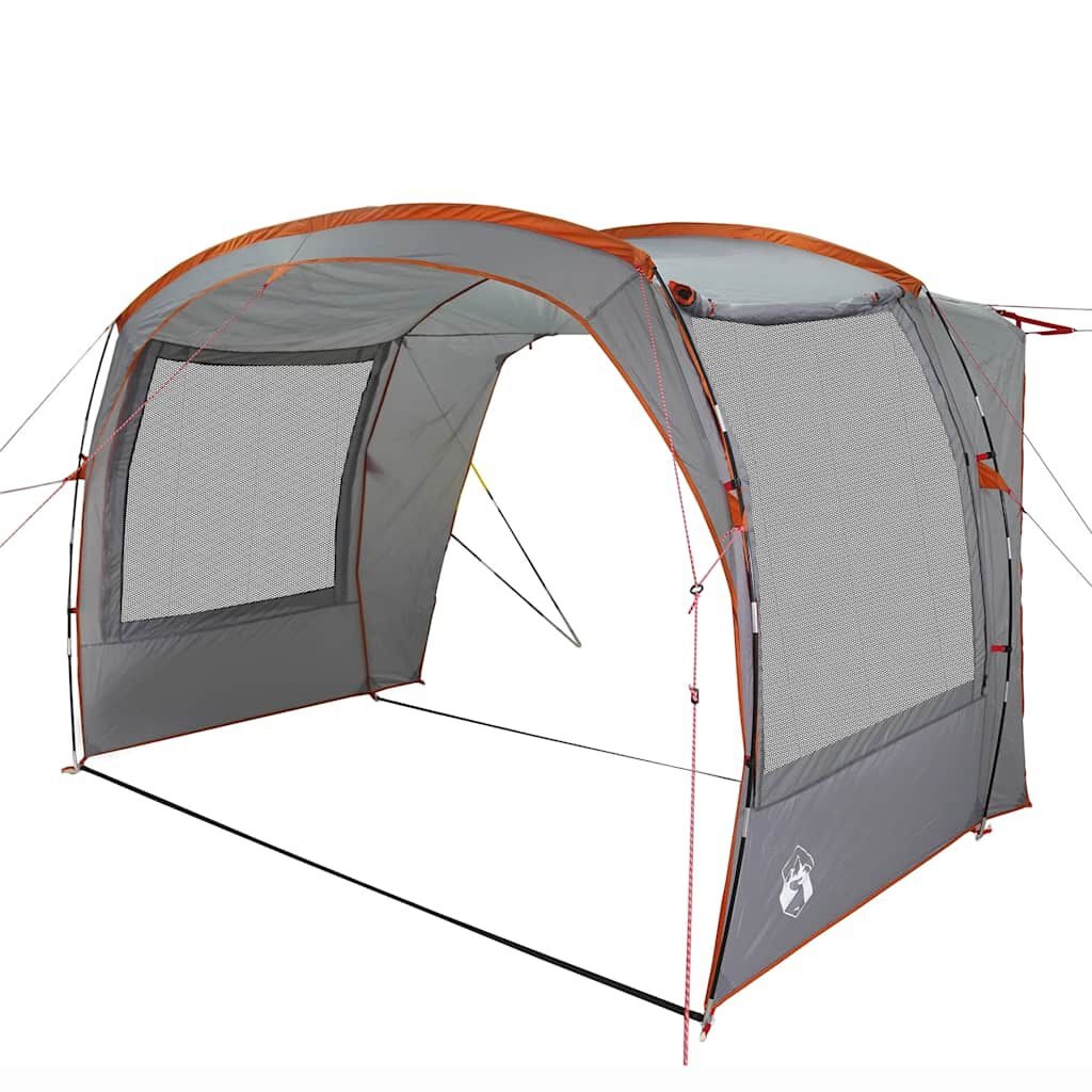 vidaXL Autotent Waterdicht Grijs/Oranje - 35% Korting