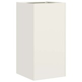 Plantenbak Staal Wit 40x40x80 cm - 34% Korting