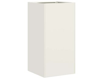 Plantenbak Staal Wit 40x40x80 cm - 34% Korting