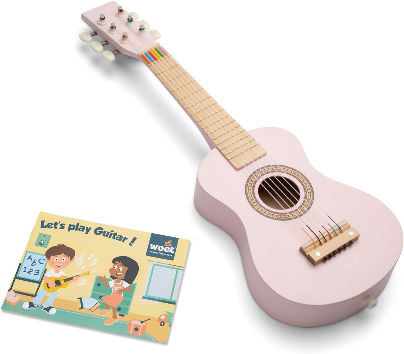 New Classic Toys Gitaar Naturel Bruin - 33% Korting