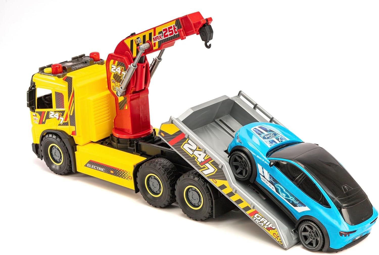 Dickie Toys Volvo Sleepwagen 54cm met Ford Auto - 34% Korting!