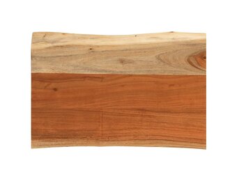 Acaciahouten Tafelblad 70x40 cm met Natuurlijke Rand - 34% Korting