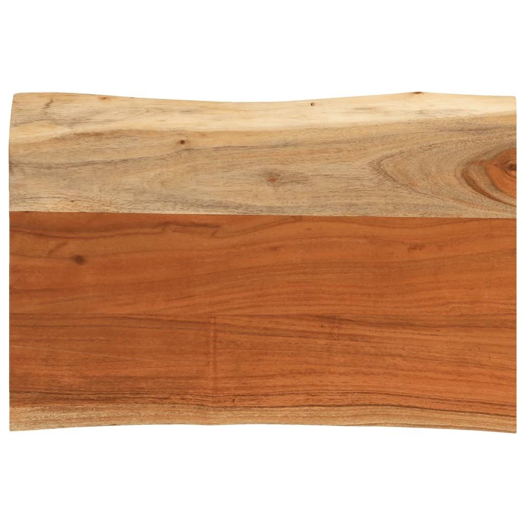 Acaciahouten Tafelblad 70x40 cm met Natuurlijke Rand - 34% Korting