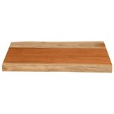 Acaciahouten Tafelblad 70x40 cm met Natuurlijke Rand - 34% Korting
