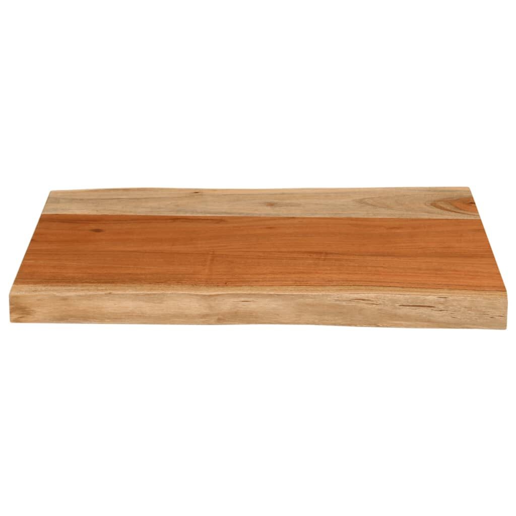 Acaciahouten Tafelblad 70x40 cm met Natuurlijke Rand - 34% Korting