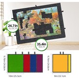 Lavievert Kantelbaar Puzzelbord (1500 Stuks) met Standaard & Hoes - 34% Korting