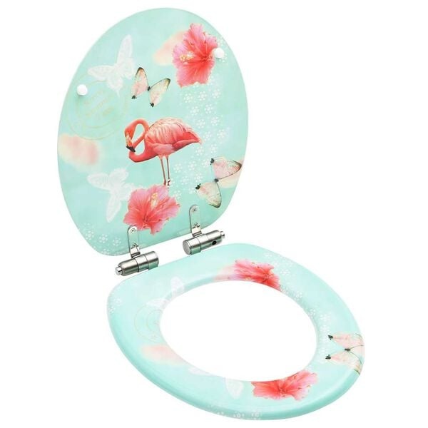 Toiletbril met Soft-Close Deksel - Flamingo Design - 34% Korting