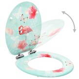 Toiletbril met Soft-Close Deksel - Flamingo Design - 34% Korting