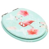 Toiletbril met Soft-Close Deksel - Flamingo Design - 34% Korting