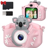 Digitale Kinder Camera Roze - 1080P HD, 32GB SD, 3-12 Jaar - 33% Korting
