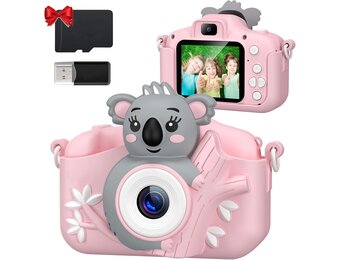 Digitale Kinder Camera Roze - 1080P HD, 32GB SD, 3-12 Jaar - 33% Korting