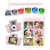 Digitale Kinder Camera Roze - 1080P HD, 32GB SD, 3-12 Jaar - 33% Korting