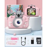 Digitale Kinder Camera Roze - 1080P HD, 32GB SD, 3-12 Jaar - 33% Korting
