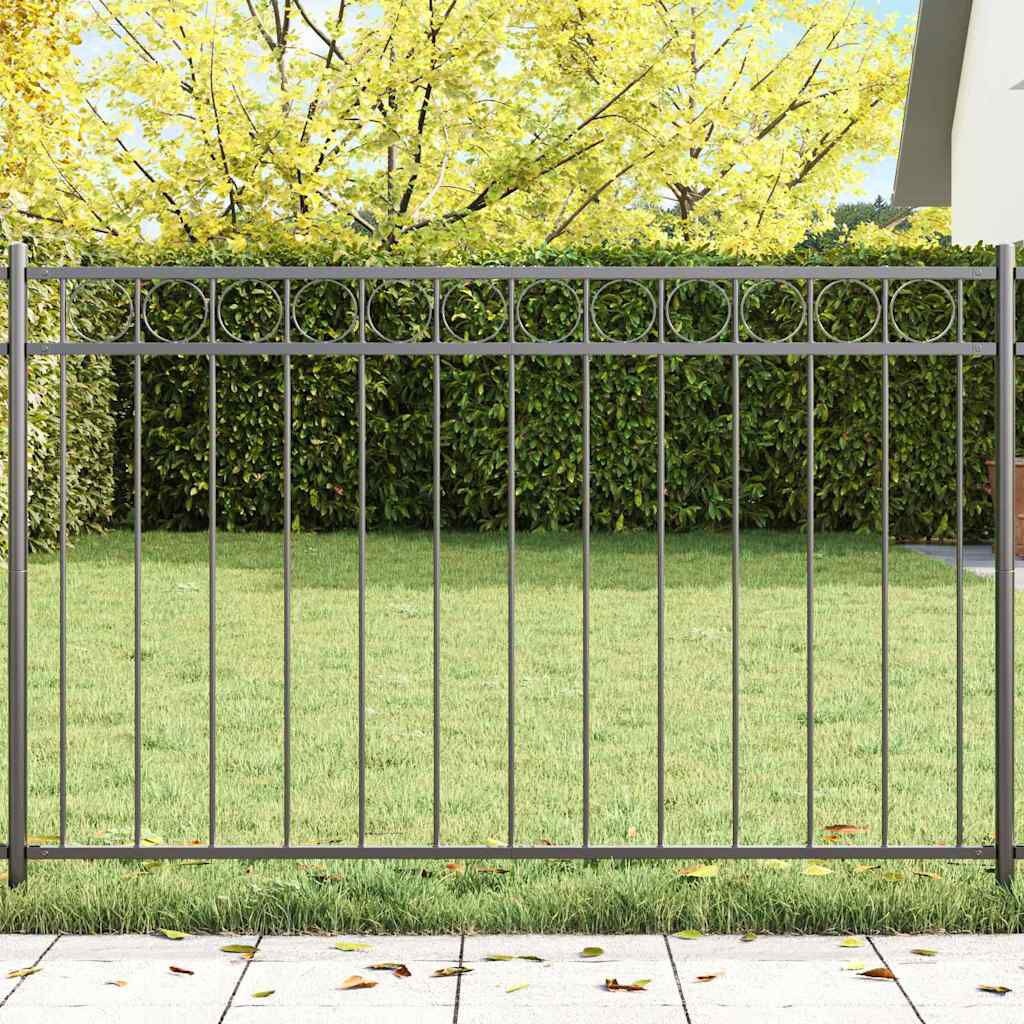 vidaXL Hecelement ASSEN 170x100 cm Staal Grijs - 34% Korting