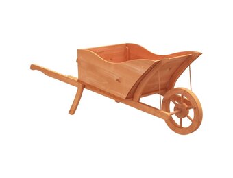 Plantenbak Kruiwagen van Vurenhout - 128x45,5x43 cm - 34% Korting