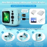 Kinder Direct Print Camera Blauw - 48MP - 32GB Kaart incl. - 34% Korting