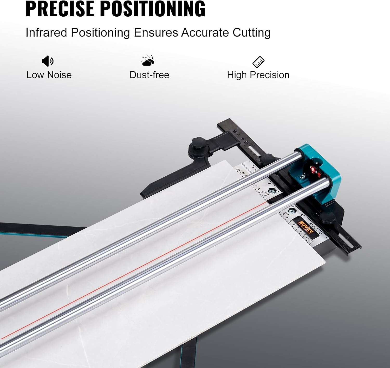 VEVOR Tegelsnijder 1200mm Turquoise Zwart L - 35% Korting