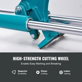 VEVOR Tegelsnijder 1200mm Turquoise Zwart L - 35% Korting