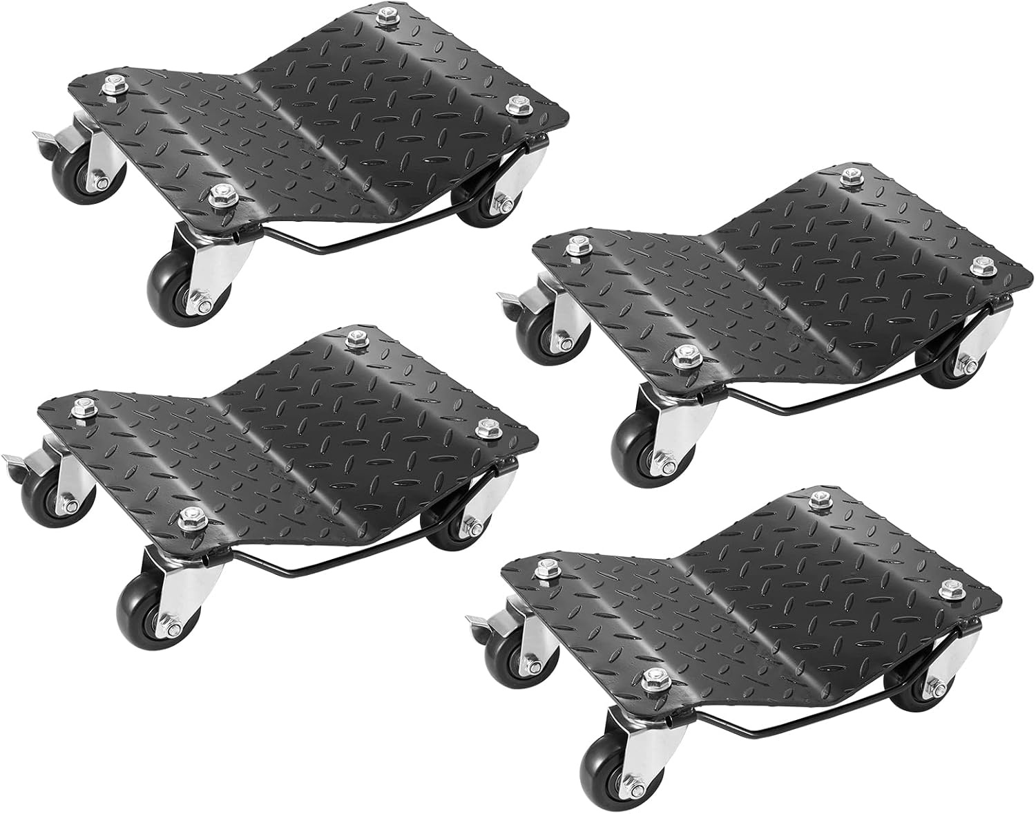 4x Wiel Dolly Set 2720kg voor Auto's & Vrachtwagens - 59% Korting