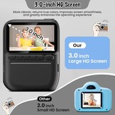 Instant Print Camera voor Kinderen Zwart - 34% Korting