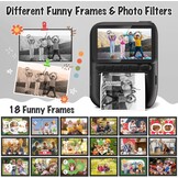 Instant Print Camera voor Kinderen Zwart - 34% Korting