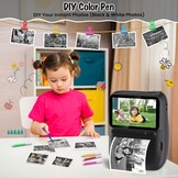 Instant Print Camera voor Kinderen Zwart - 34% Korting