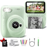 Instant Print Camera voor Kinderen Zwart - 34% Korting