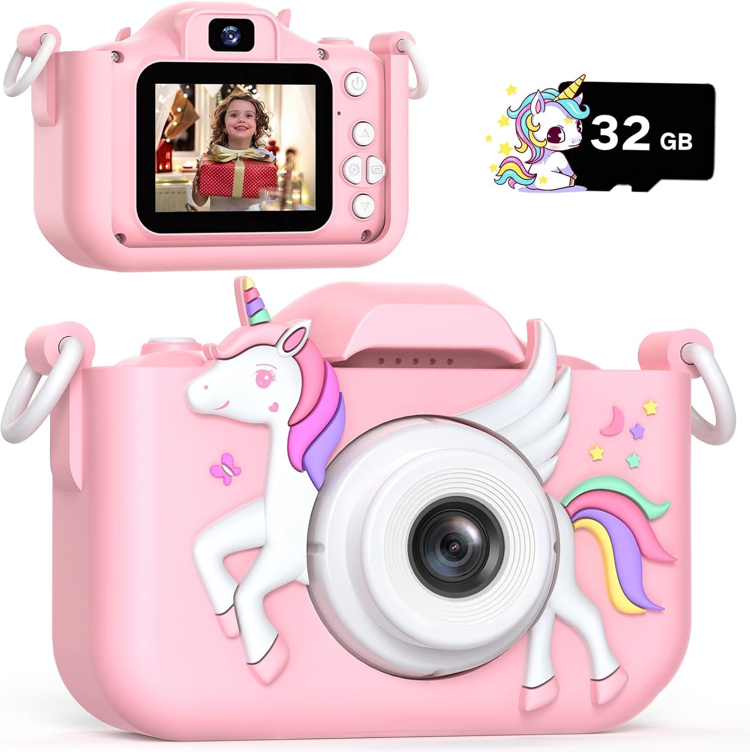 Unicorn Kinder Camera Roze 2023 - 34% Korting