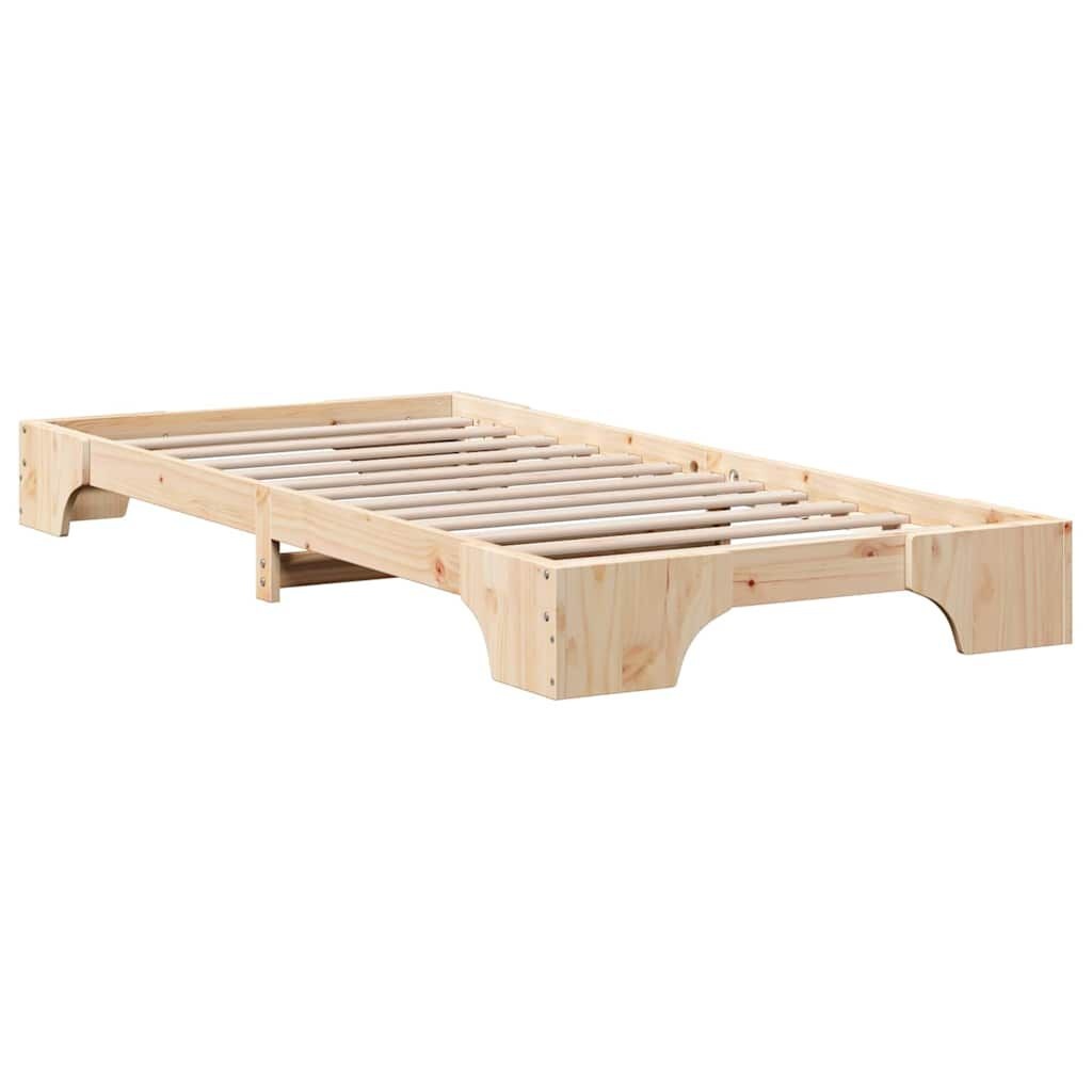 VidaXL Bedframe Naturel 100 x 200 cm Grenenhout met 35% Korting